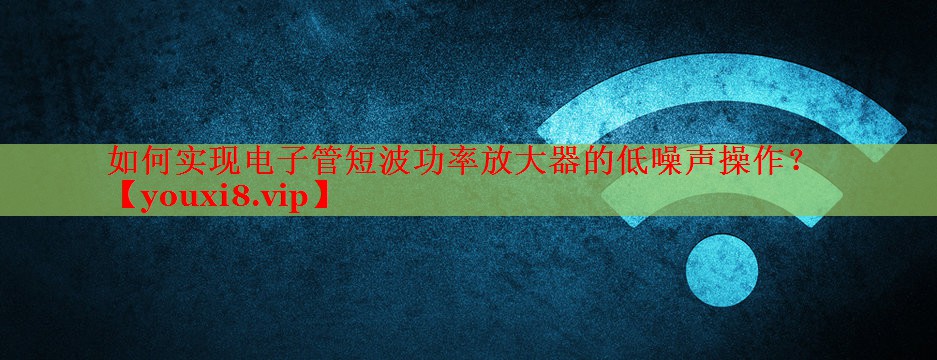 如何实现电子管短波功率放大器的低噪声操作？